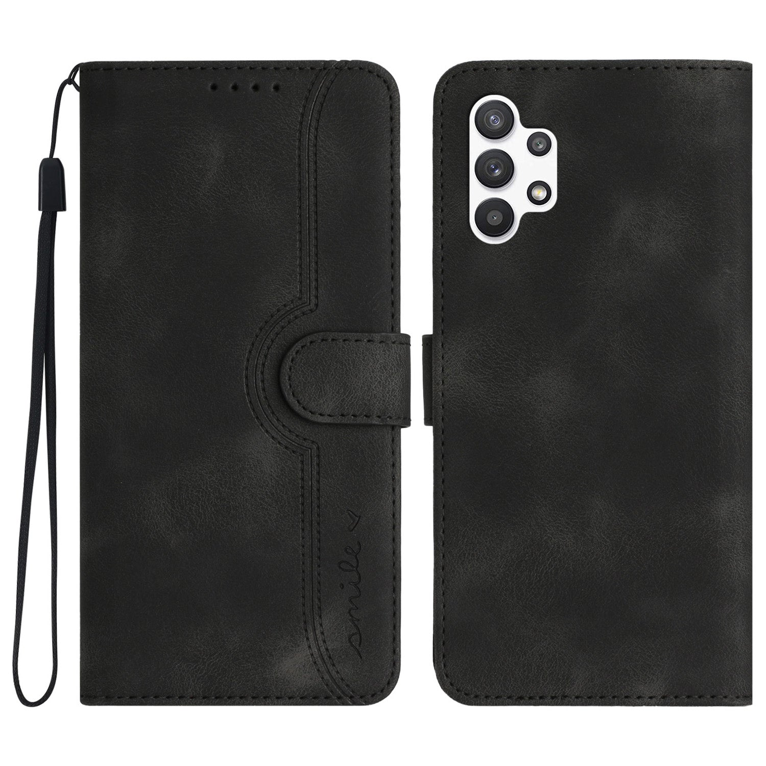 YX003 For Samsung Galaxy A13 4G PU Leather Flip Stand Phone Case Imprinted Wallet Cover