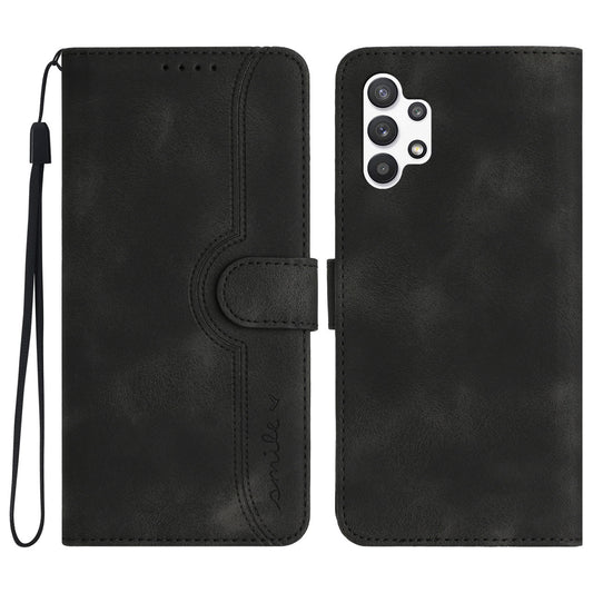 YX003 For Samsung Galaxy A13 4G PU Leather Flip Stand Phone Case Imprinted Wallet Cover