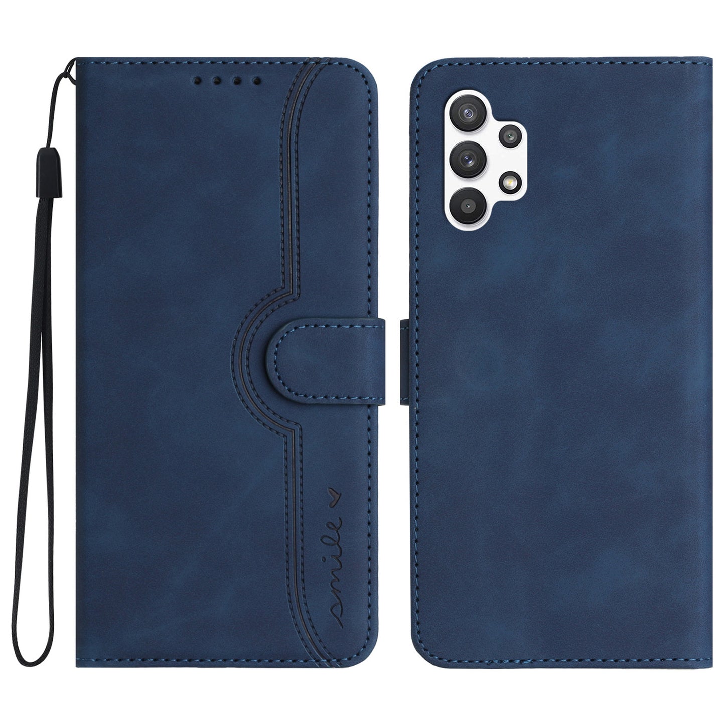 YX003 For Samsung Galaxy A13 4G PU Leather Flip Stand Phone Case Imprinted Wallet Cover