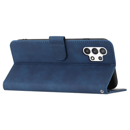 YX003 For Samsung Galaxy A13 4G PU Leather Flip Stand Phone Case Imprinted Wallet Cover