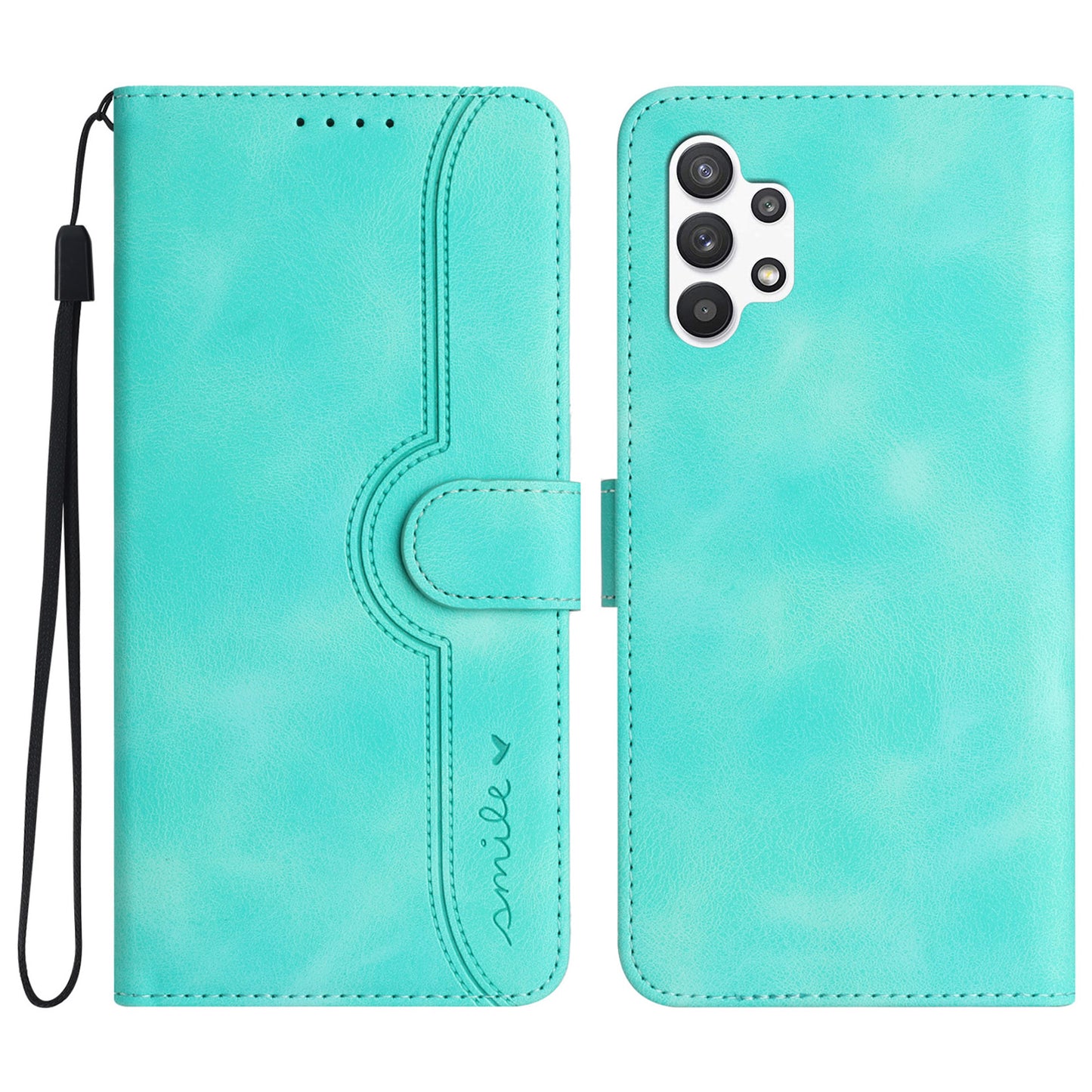 YX003 For Samsung Galaxy A13 4G PU Leather Flip Stand Phone Case Imprinted Wallet Cover