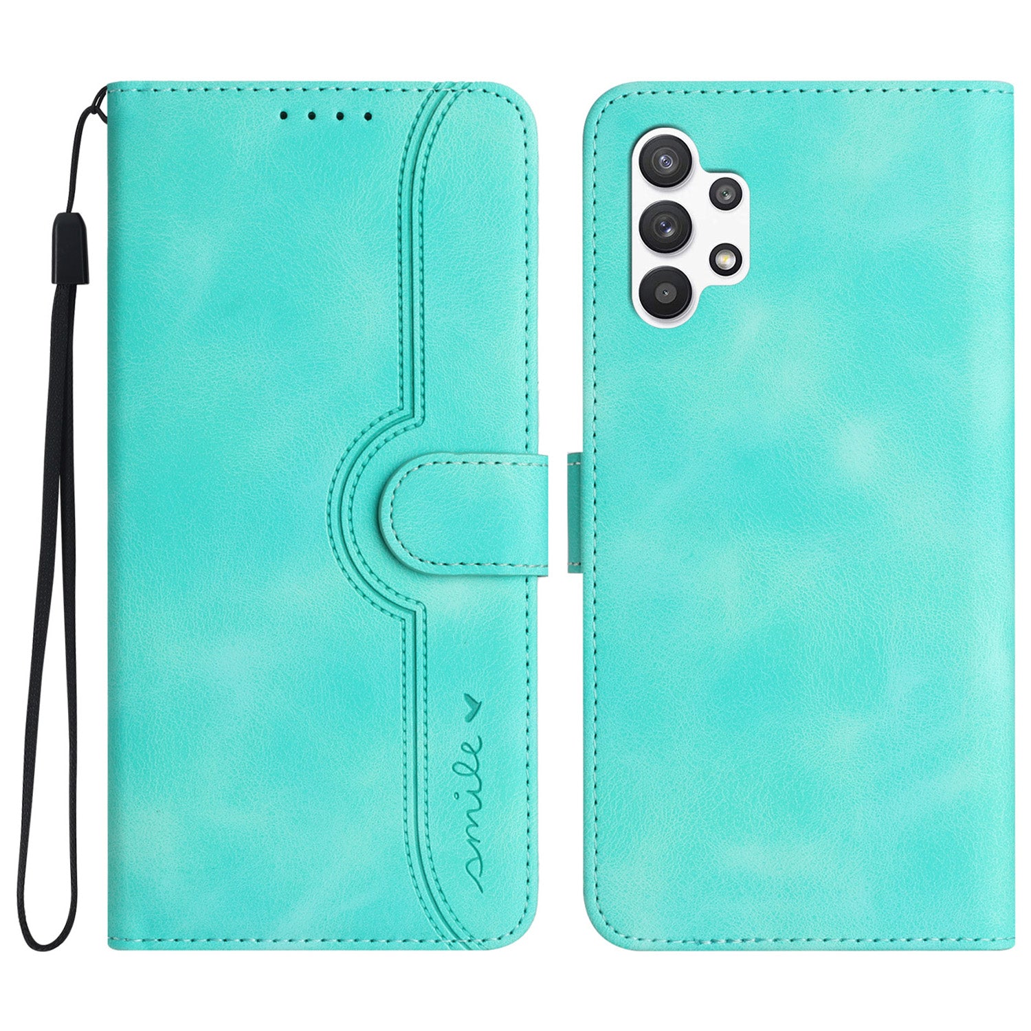 YX003 For Samsung Galaxy A13 4G PU Leather Flip Stand Phone Case Imprinted Wallet Cover
