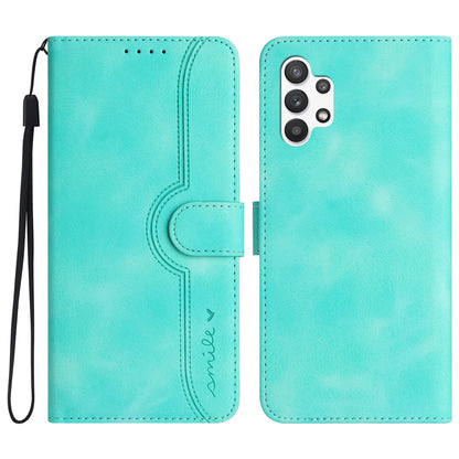 YX003 For Samsung Galaxy A13 4G PU Leather Flip Stand Phone Case Imprinted Wallet Cover