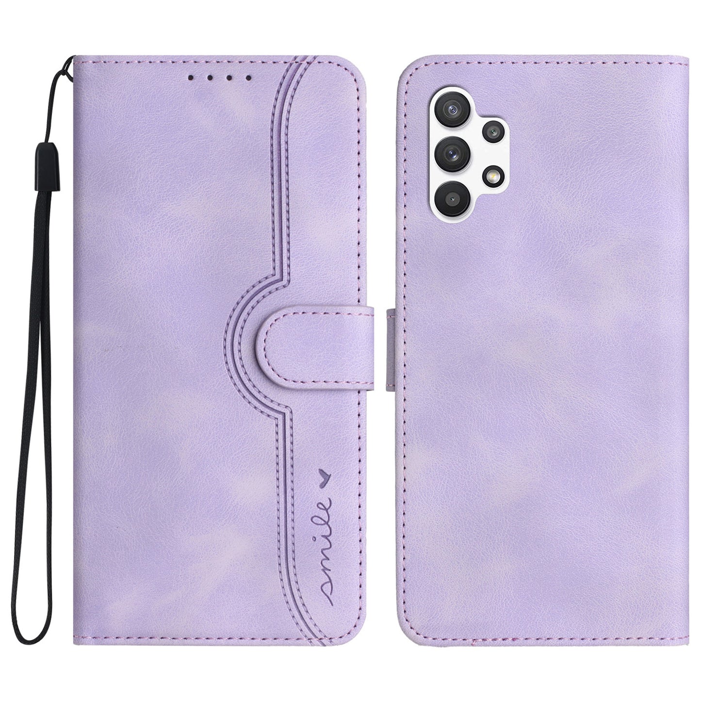 YX003 For Samsung Galaxy A13 4G PU Leather Flip Stand Phone Case Imprinted Wallet Cover
