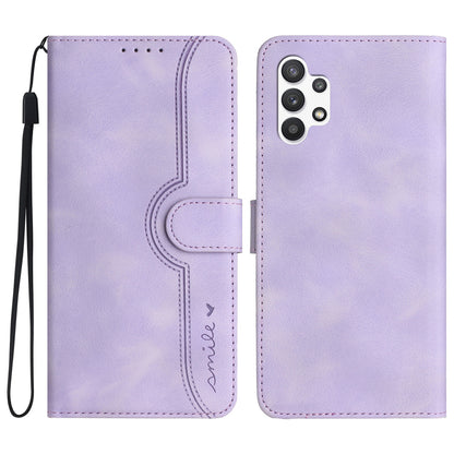 YX003 For Samsung Galaxy A13 4G PU Leather Flip Stand Phone Case Imprinted Wallet Cover