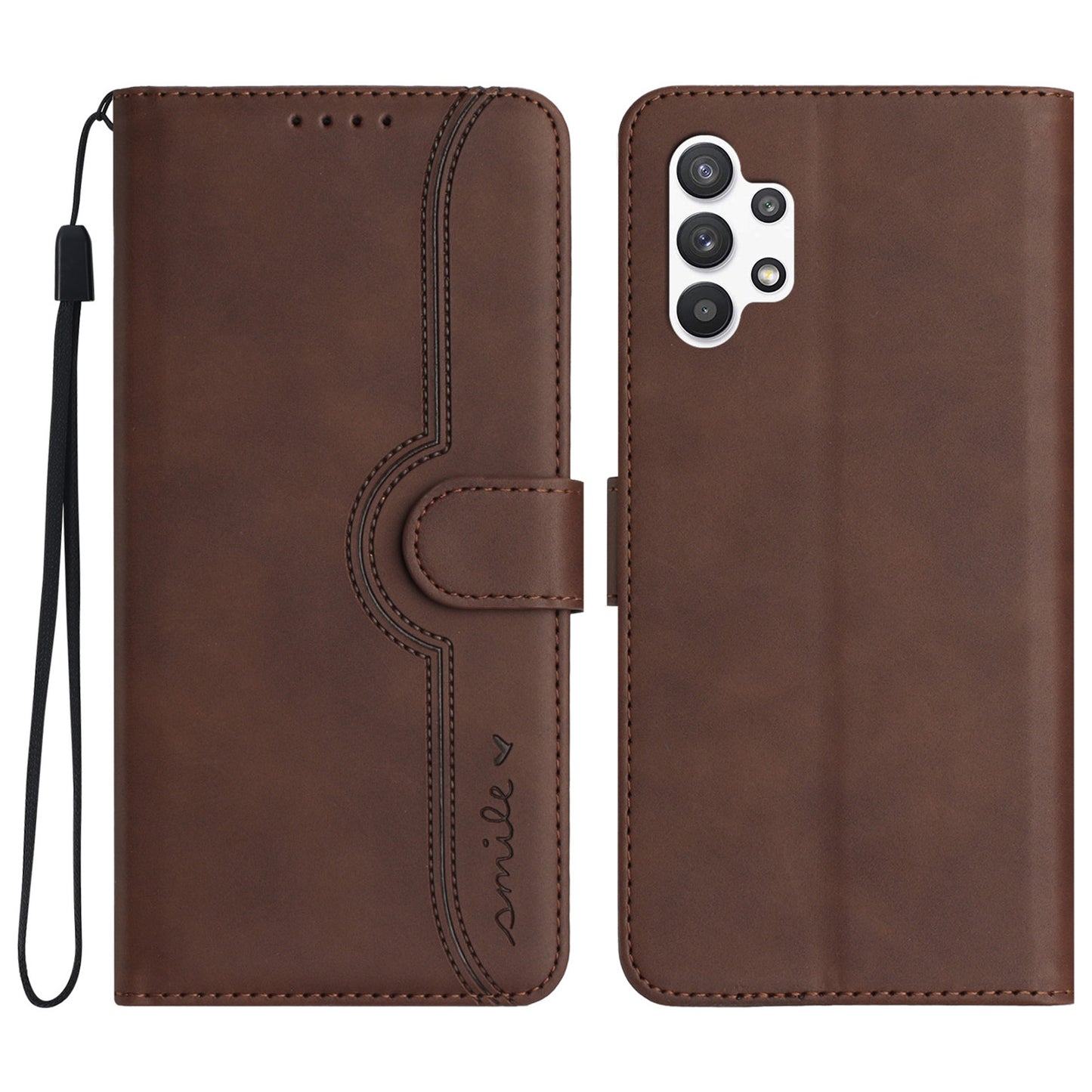 YX003 For Samsung Galaxy A13 4G PU Leather Flip Stand Phone Case Imprinted Wallet Cover