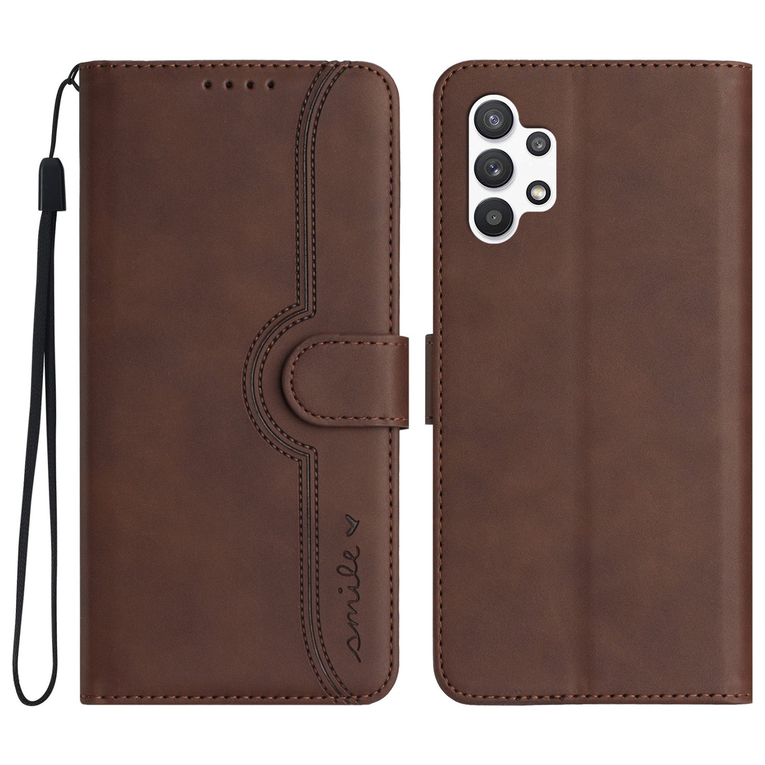 YX003 For Samsung Galaxy A13 4G PU Leather Flip Stand Phone Case Imprinted Wallet Cover