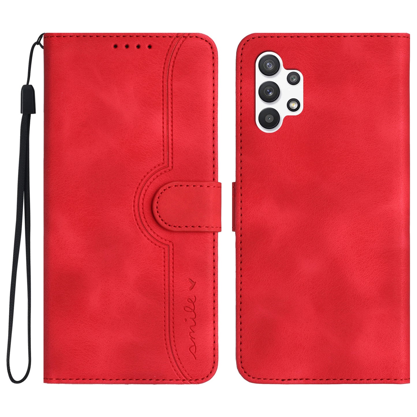 YX003 For Samsung Galaxy A13 4G PU Leather Flip Stand Phone Case Imprinted Wallet Cover