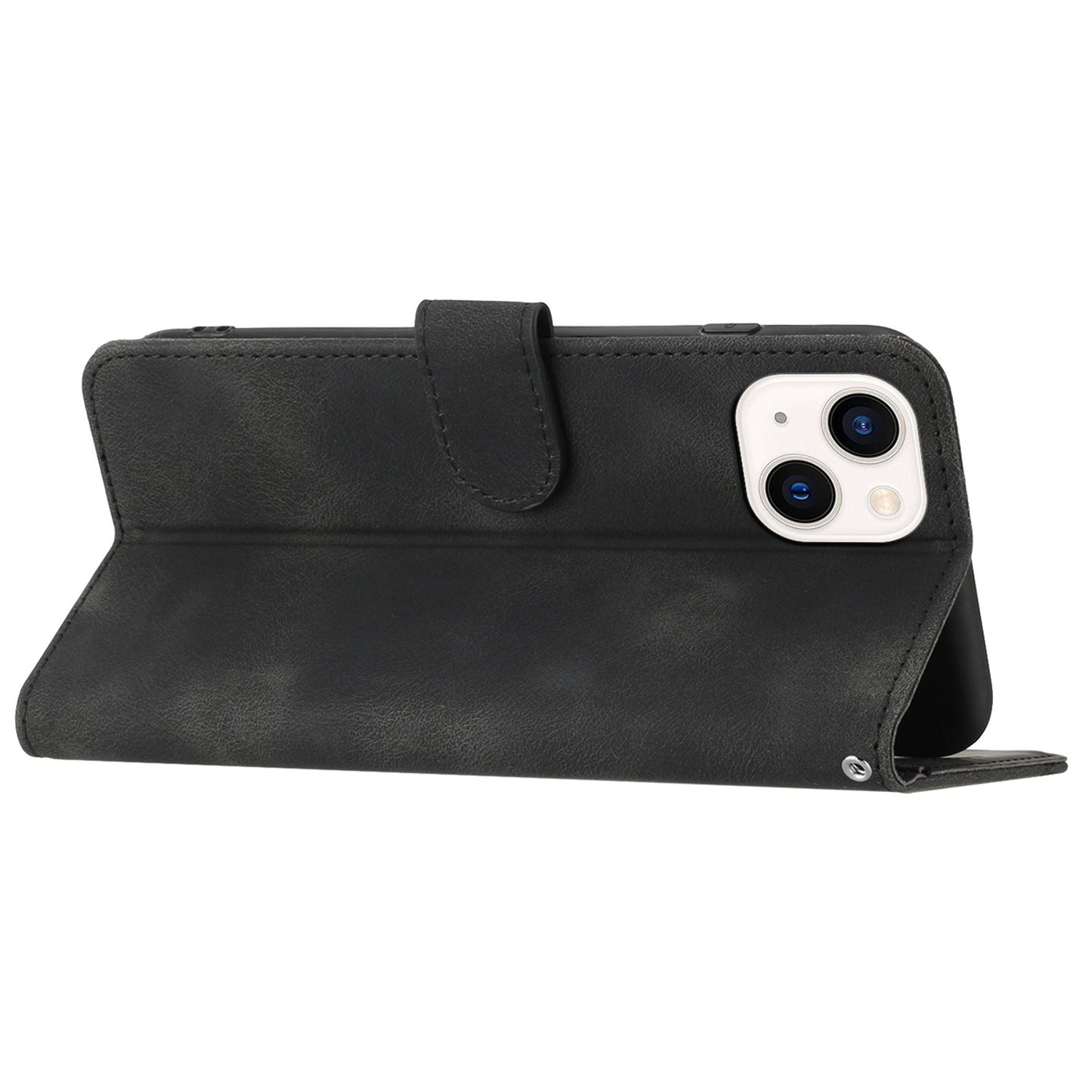 YX003 For iPhone 13 mini Anti-Scratch PU Leather Stand Phone Case Imprinted Wallet Flip Cover