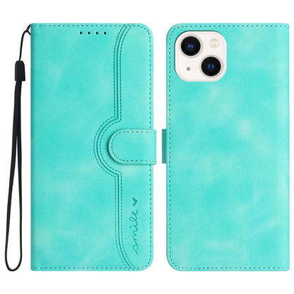 YX003 For iPhone 13 mini Anti-Scratch PU Leather Stand Phone Case Imprinted Wallet Flip Cover