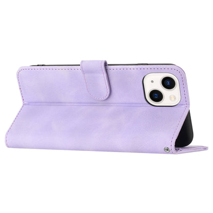 YX003 For iPhone 13 / 14 Cell Phone Case Imprinted Pattern PU Leather Stand Multifunction Wallet Flip Cover