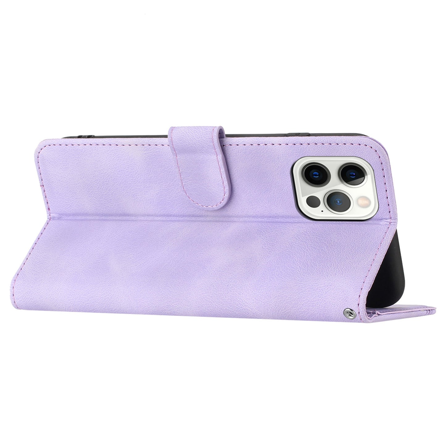 YX003 For iPhone 13 Pro 6.1 inch Stand Phone Case Imprinted Wallet Anti-Scratch PU Leather Smartphone Cover