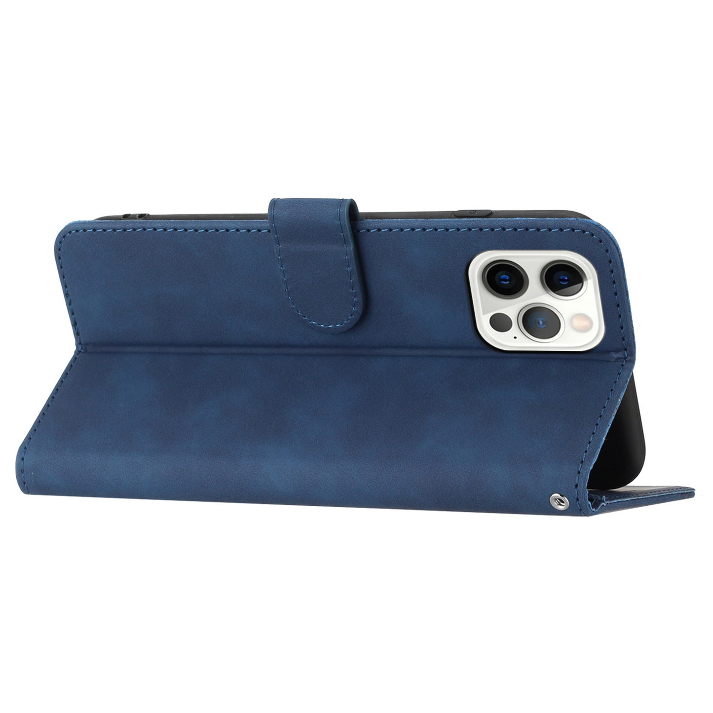 YX003 For iPhone 13 Pro 6.1 inch Stand Phone Case Imprinted Wallet Anti-Scratch PU Leather Smartphone Cover