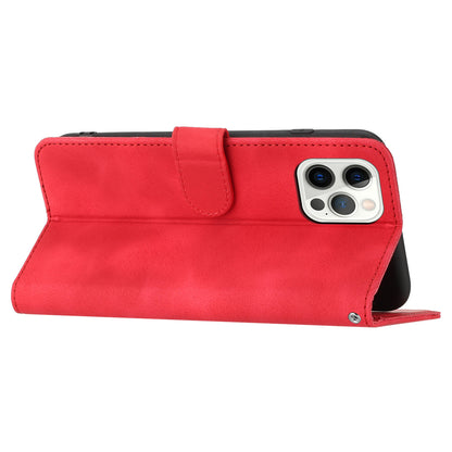 YX003 For iPhone 13 Pro 6.1 inch Stand Phone Case Imprinted Wallet Anti-Scratch PU Leather Smartphone Cover