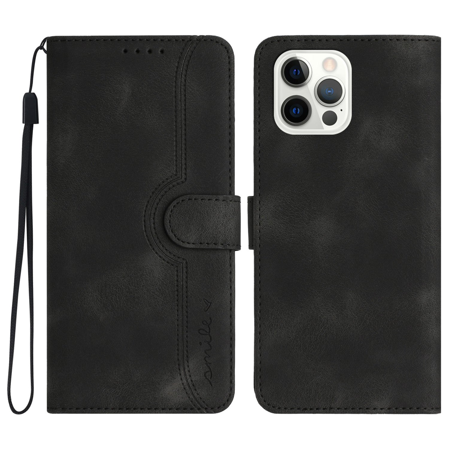 YX003 For iPhone 14 Pro Max Anti-drop Phone Case PU Leather Wallet Stand Imprinted Cover