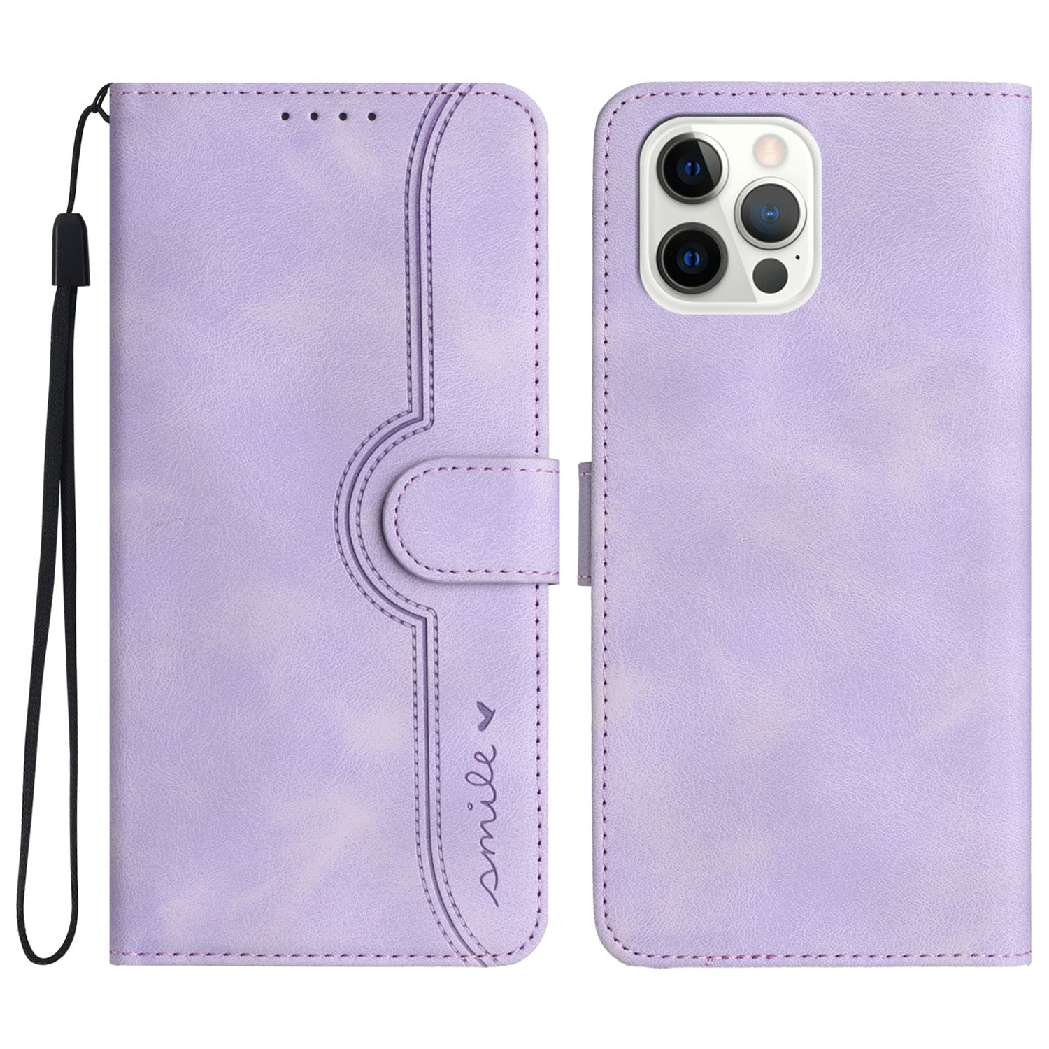 YX003 For iPhone 14 Pro Max Anti-drop Phone Case PU Leather Wallet Stand Imprinted Cover