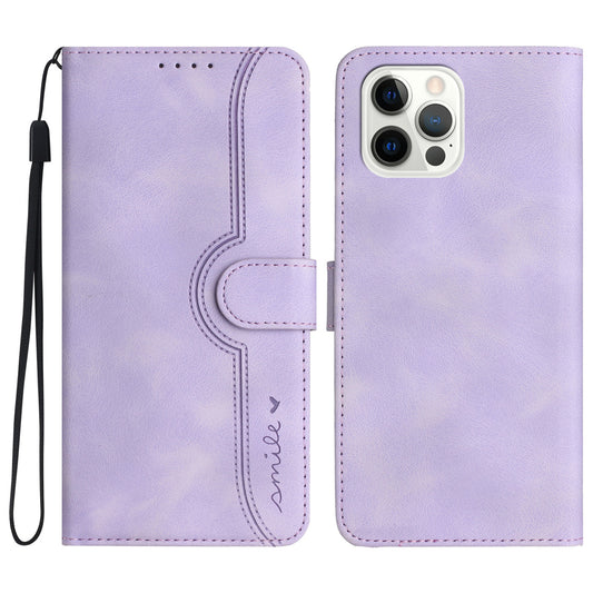 YX003 For iPhone 13 Pro Max 6.7 inch PU Leather Shockproof Phone Case Flip Stand Imprinted Wallet Cover