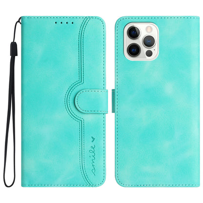 YX003 For iPhone 14 Pro Imprinted Leather Phone Cover Anti-drop Wallet Stand Case