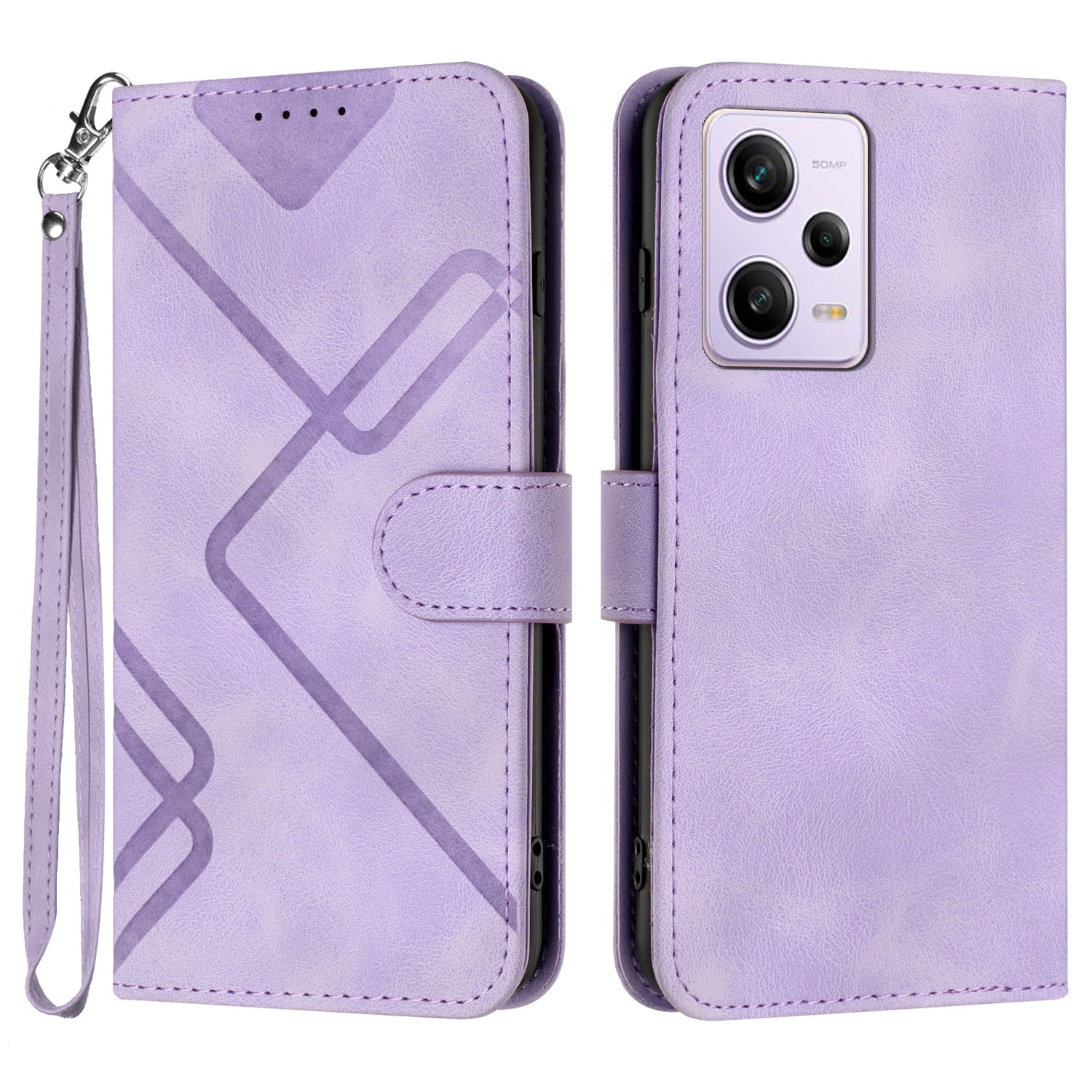 YX0040 For Xiaomi Redmi Note 12 Pro+ 5G Smartphone Leather Wallet Case Imprinted Flip Stand Cover