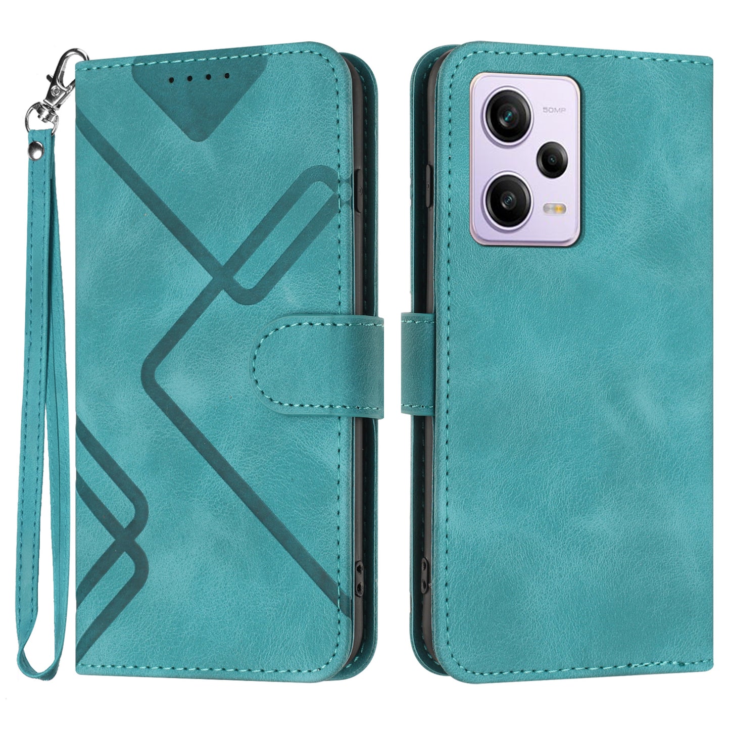 YX0040 For Xiaomi Redmi Note 12 Pro+ 5G Smartphone Leather Wallet Case Imprinted Flip Stand Cover