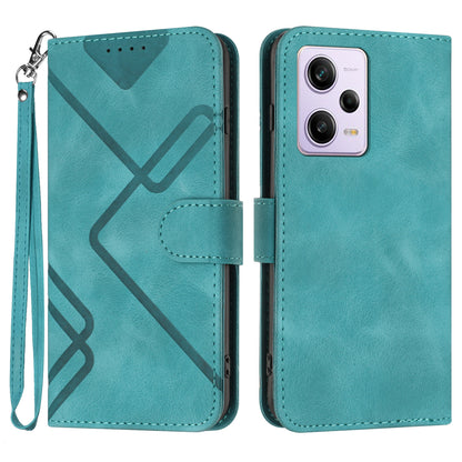 YX0040 For Xiaomi Redmi Note 12 Pro+ 5G Smartphone Leather Wallet Case Imprinted Flip Stand Cover