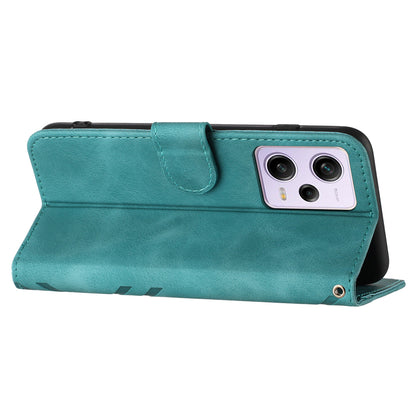 YX0040 For Xiaomi Redmi Note 12 Pro+ 5G Smartphone Leather Wallet Case Imprinted Flip Stand Cover