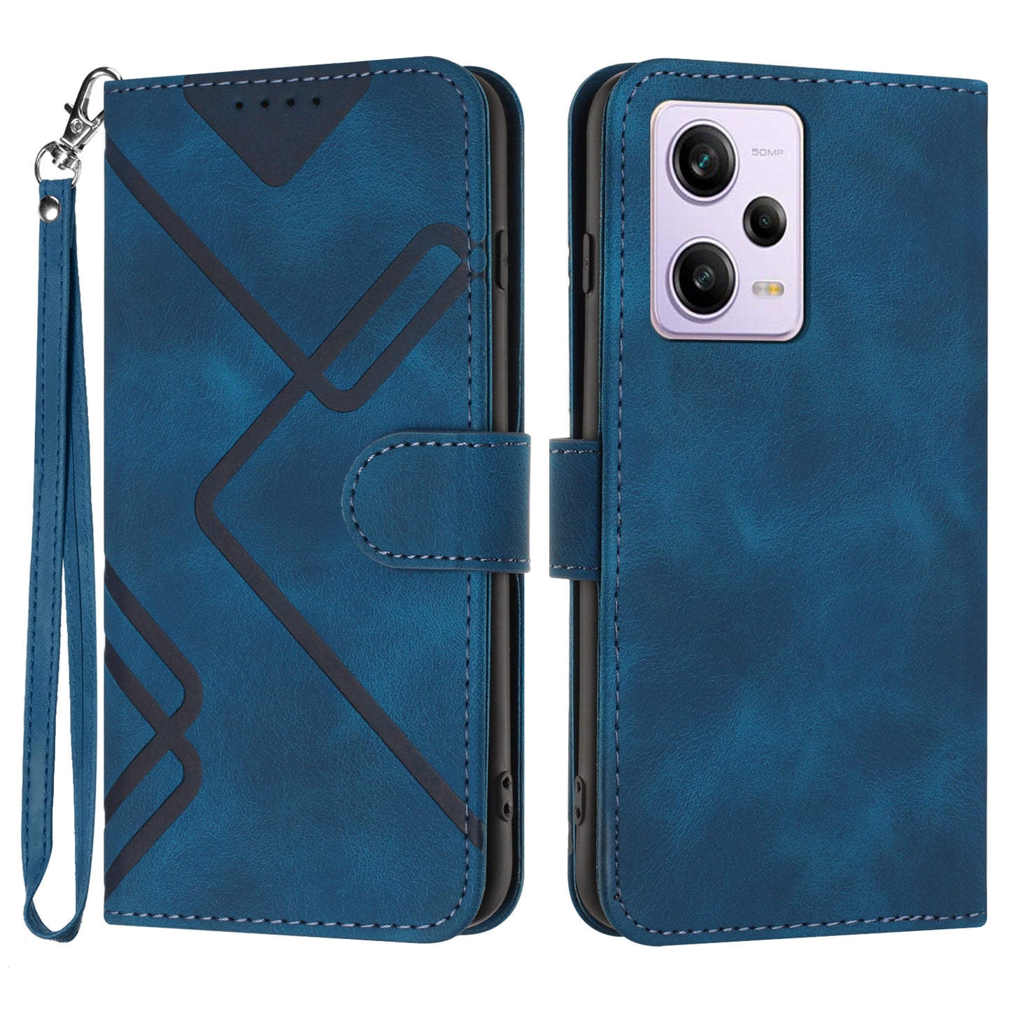 YX0040 For Xiaomi Redmi Note 12 Pro+ 5G Smartphone Leather Wallet Case Imprinted Flip Stand Cover