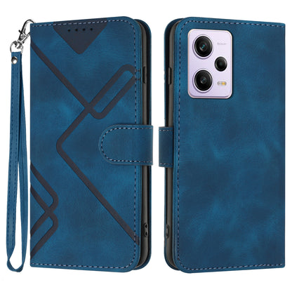 YX0040 For Xiaomi Redmi Note 12 Pro+ 5G Smartphone Leather Wallet Case Imprinted Flip Stand Cover