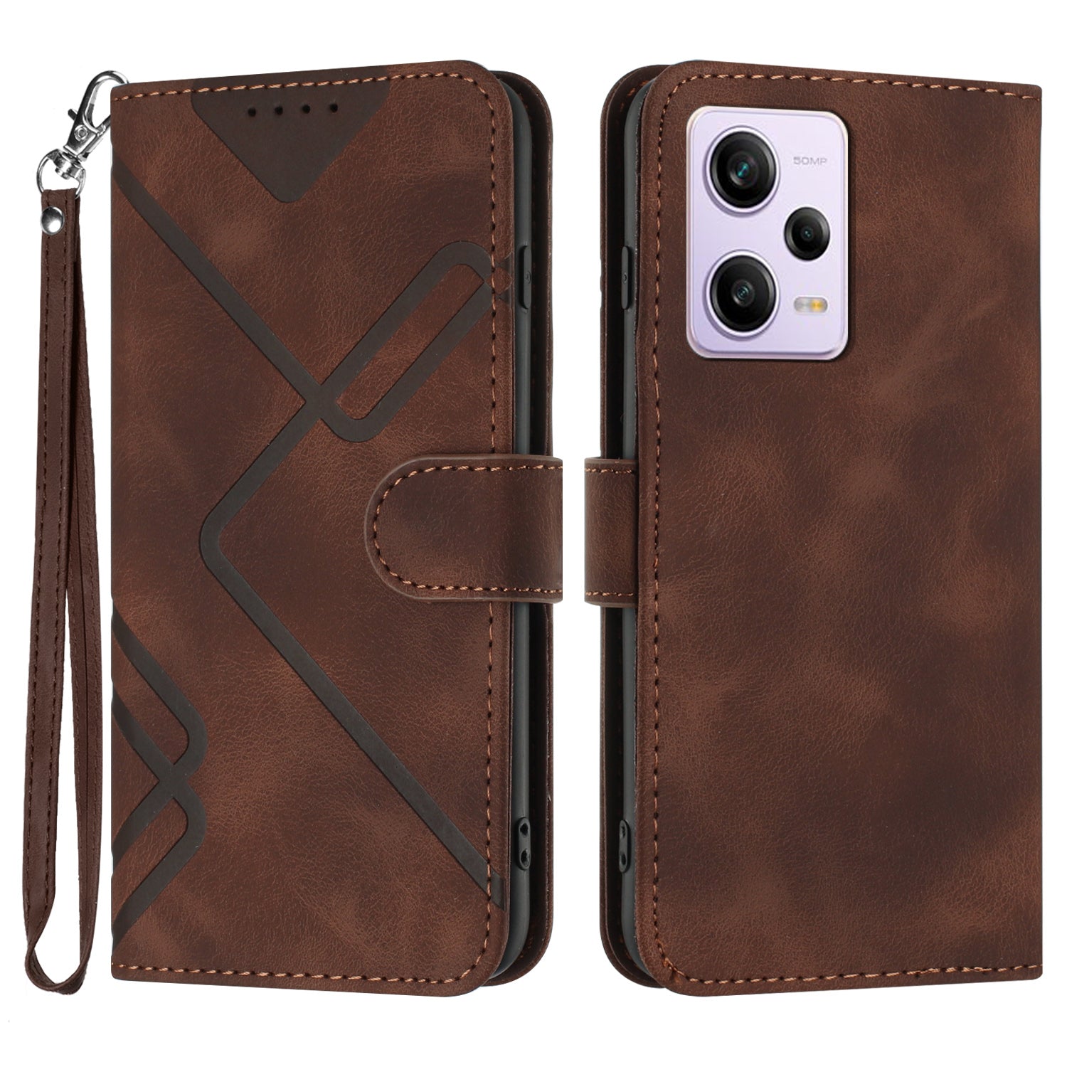 YX0040 For Xiaomi Redmi Note 12 Pro+ 5G Smartphone Leather Wallet Case Imprinted Flip Stand Cover