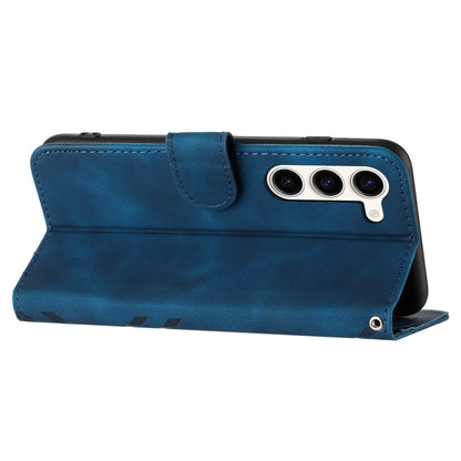 YX0040 For Samsung Galaxy S23+ Imprinted Leather Case Mobile Phone Stand Wallet Cover