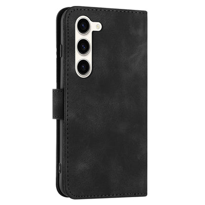 YX0040 For Samsung Galaxy S23+ Imprinted Leather Case Mobile Phone Stand Wallet Cover