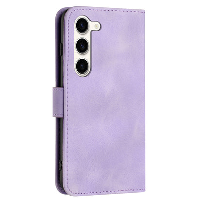 YX0040 For Samsung Galaxy S23+ Imprinted Leather Case Mobile Phone Stand Wallet Cover