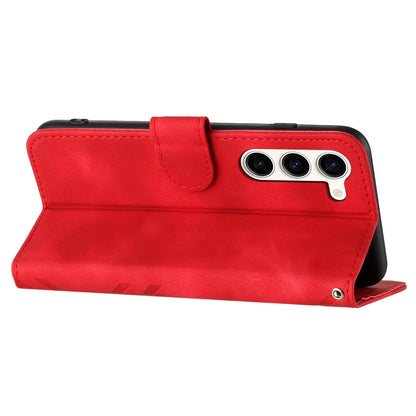 YX0040 For Samsung Galaxy S23+ Imprinted Leather Case Mobile Phone Stand Wallet Cover