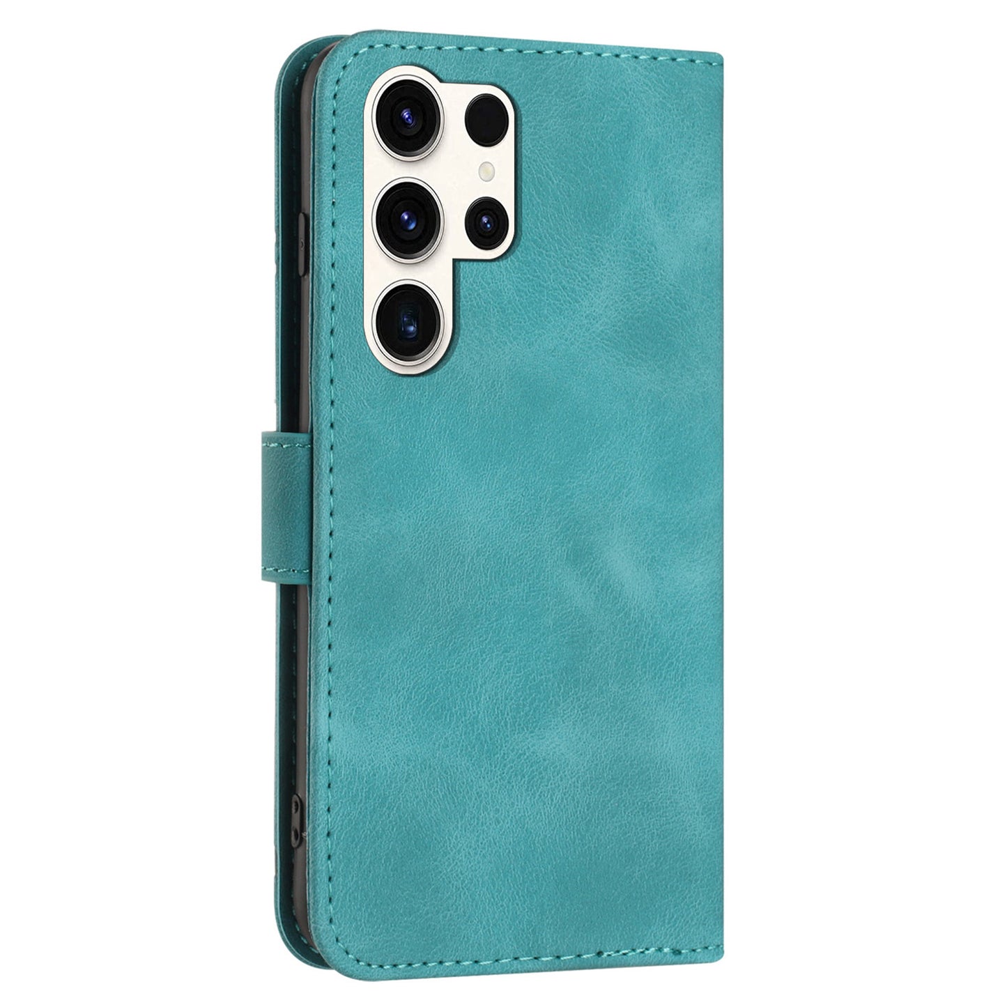 YX0040 For Samsung Galaxy S23 Ultra Phone Case Leather Wallet Stand Imprinted Cover