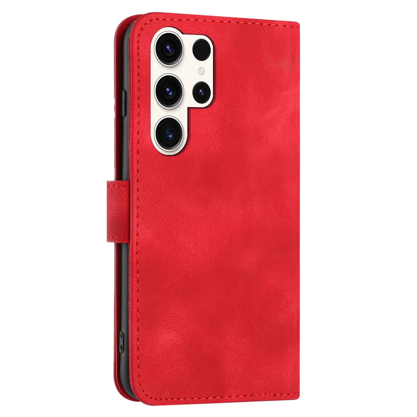 YX0040 For Samsung Galaxy S23 Ultra Phone Case Leather Wallet Stand Imprinted Cover