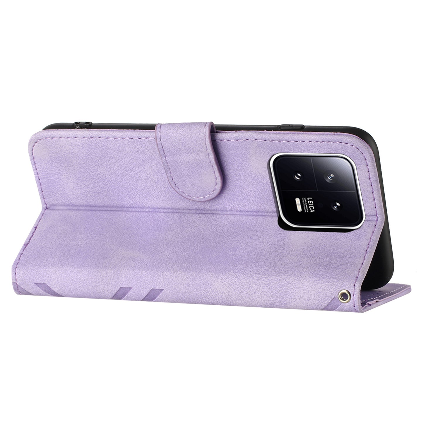 YX0040 For Xiaomi 13 Imprinted Wallet Phone Case PU Leather Anti-drop Stand Cover