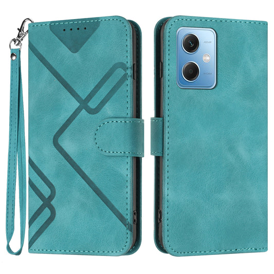 YX0040 For Xiaomi Redmi Note 12 5G (China) / (India) / (Global) / Poco X5 5G Wallet Phone Case Imprinted Pattern PU Leather Stand Cover