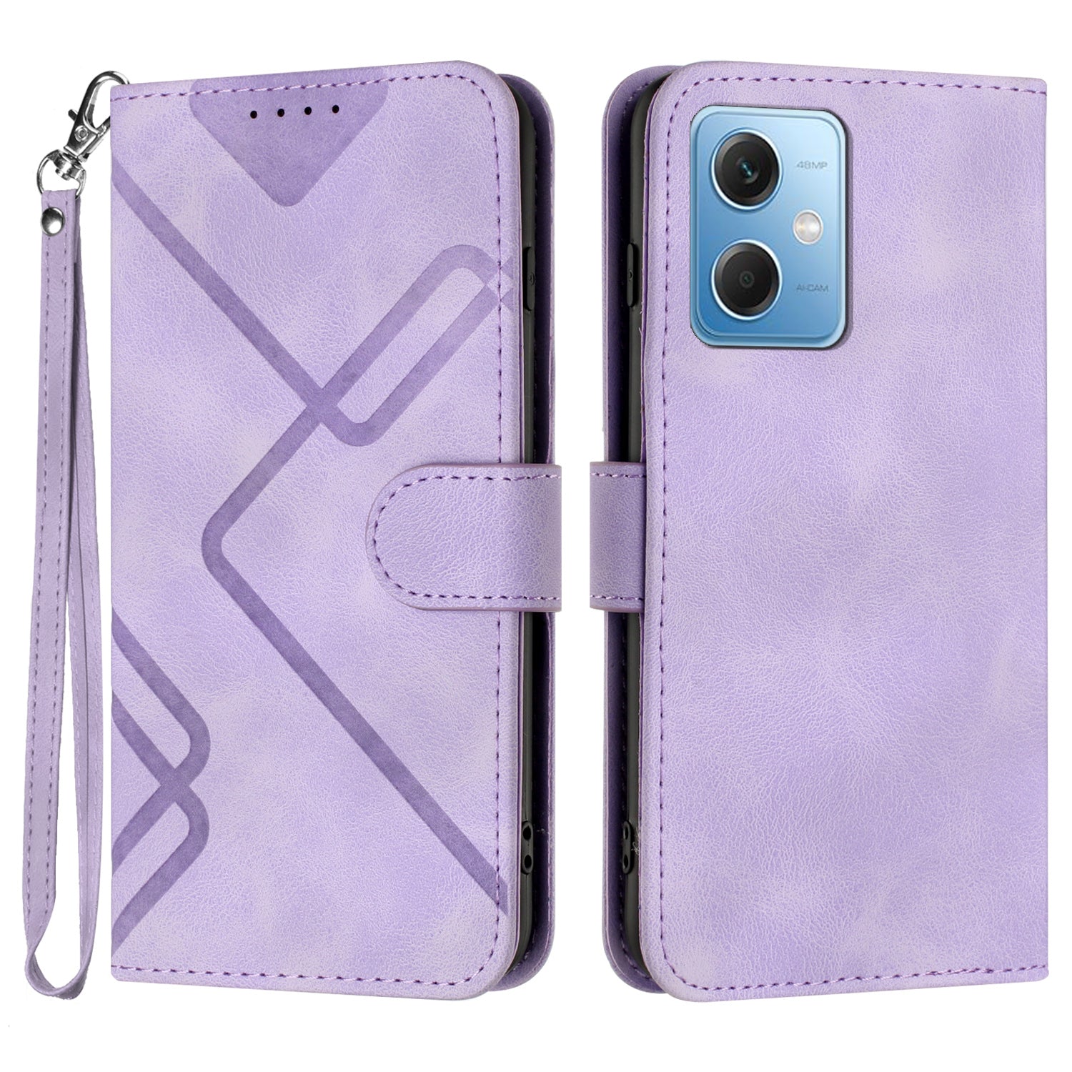 YX0040 For Xiaomi Redmi Note 12 5G (China) / (India) / (Global) / Poco X5 5G Wallet Phone Case Imprinted Pattern PU Leather Stand Cover