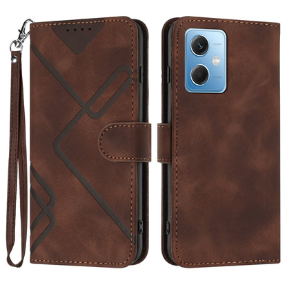 YX0040 For Xiaomi Redmi Note 12 5G (China) / (India) / (Global) / Poco X5 5G Wallet Phone Case Imprinted Pattern PU Leather Stand Cover