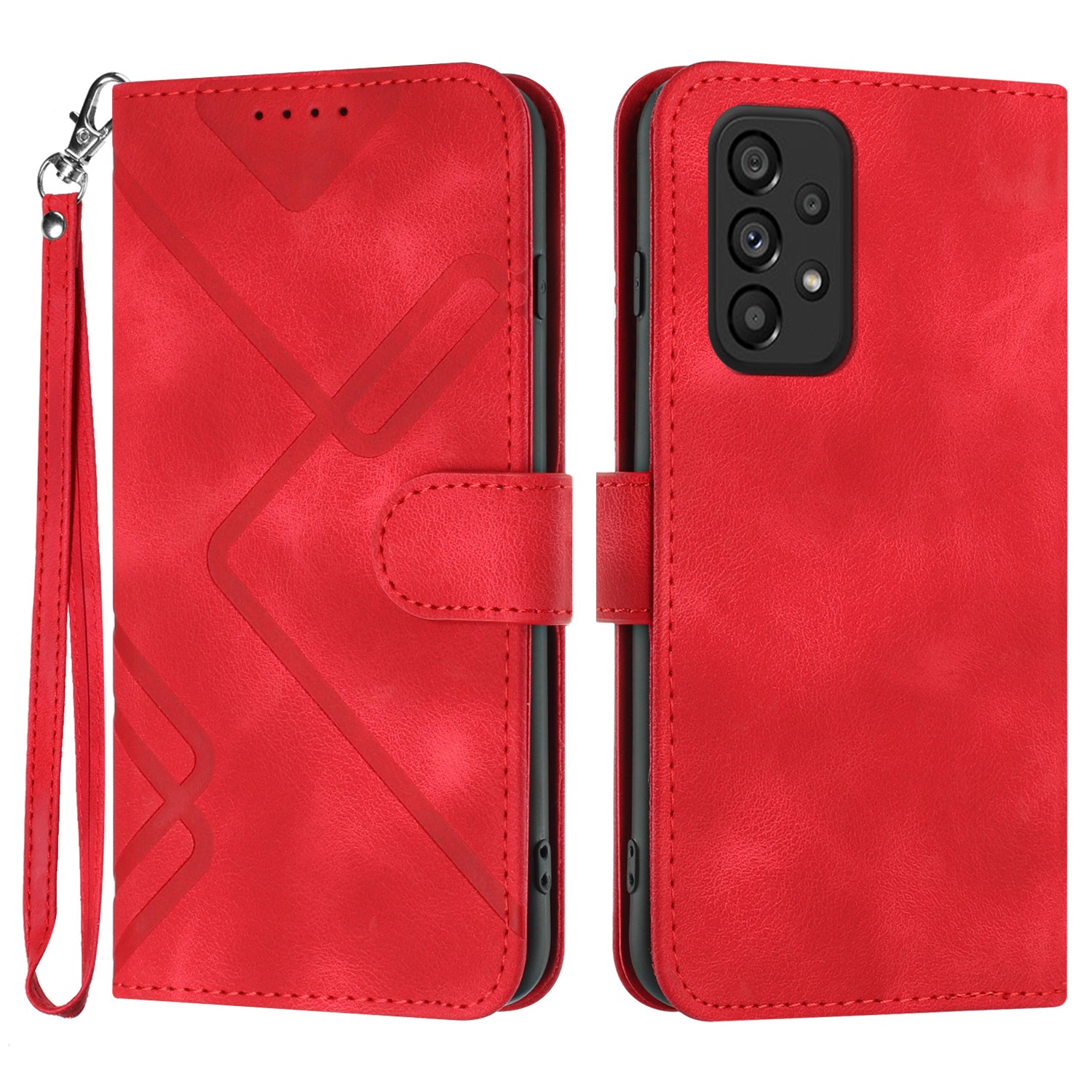 YX0040 For Samsung Galaxy A53 5G Phone Stand Case Imprinted Pattern PU Leather Cover Wallet
