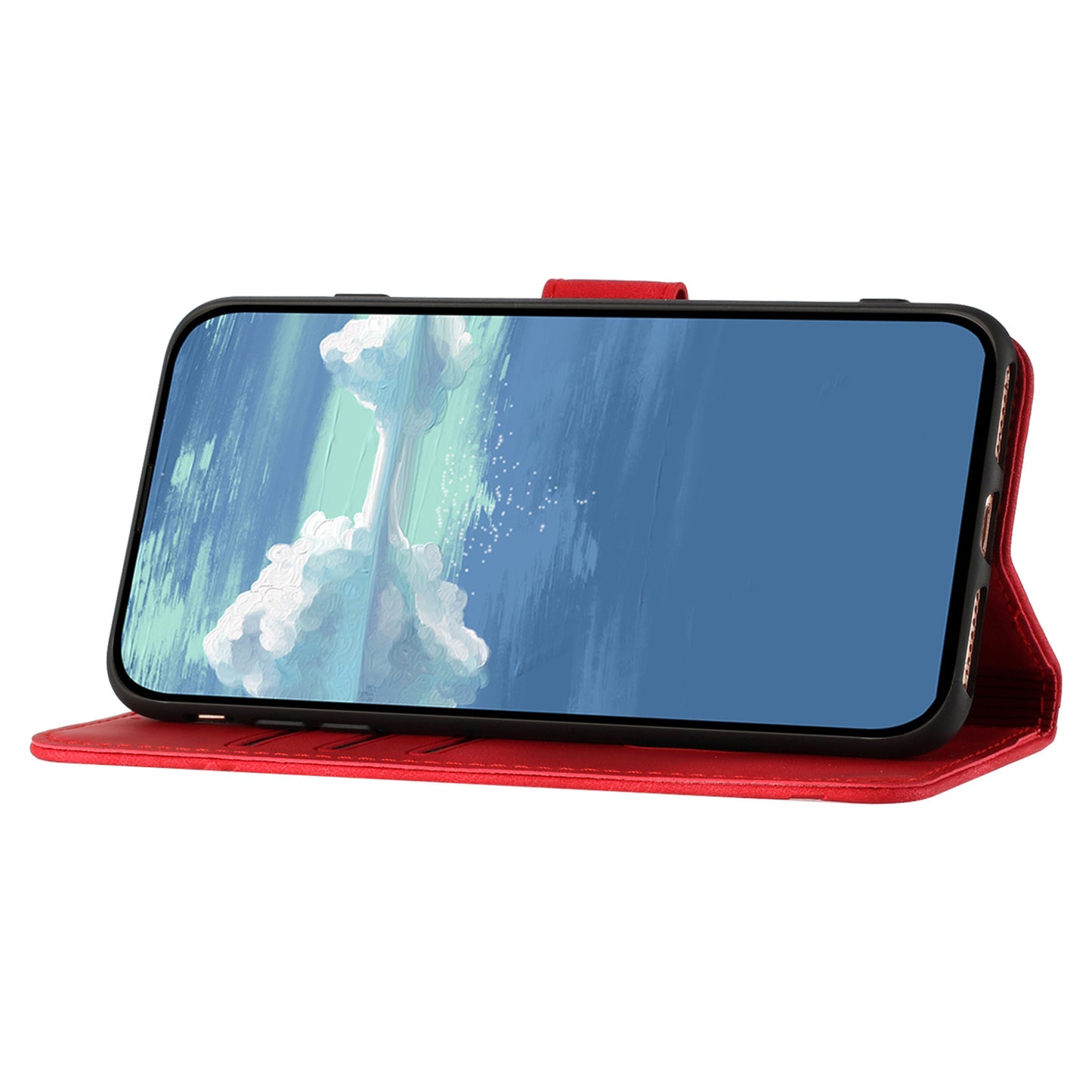 YX0040 For Samsung Galaxy A53 5G Phone Stand Case Imprinted Pattern PU Leather Cover Wallet