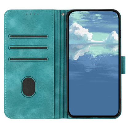 YX0040 For Samsung Galaxy A73 5G Anti-Dust PU Leather Cover Wallet Phone Stand Case with Imprinted Pattern