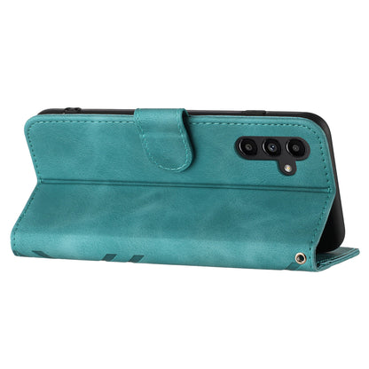 YX0040 For Samsung Galaxy A34 5G Skin-friendly Leather Phone Stand Case Wallet Imprinted Pattern Cover