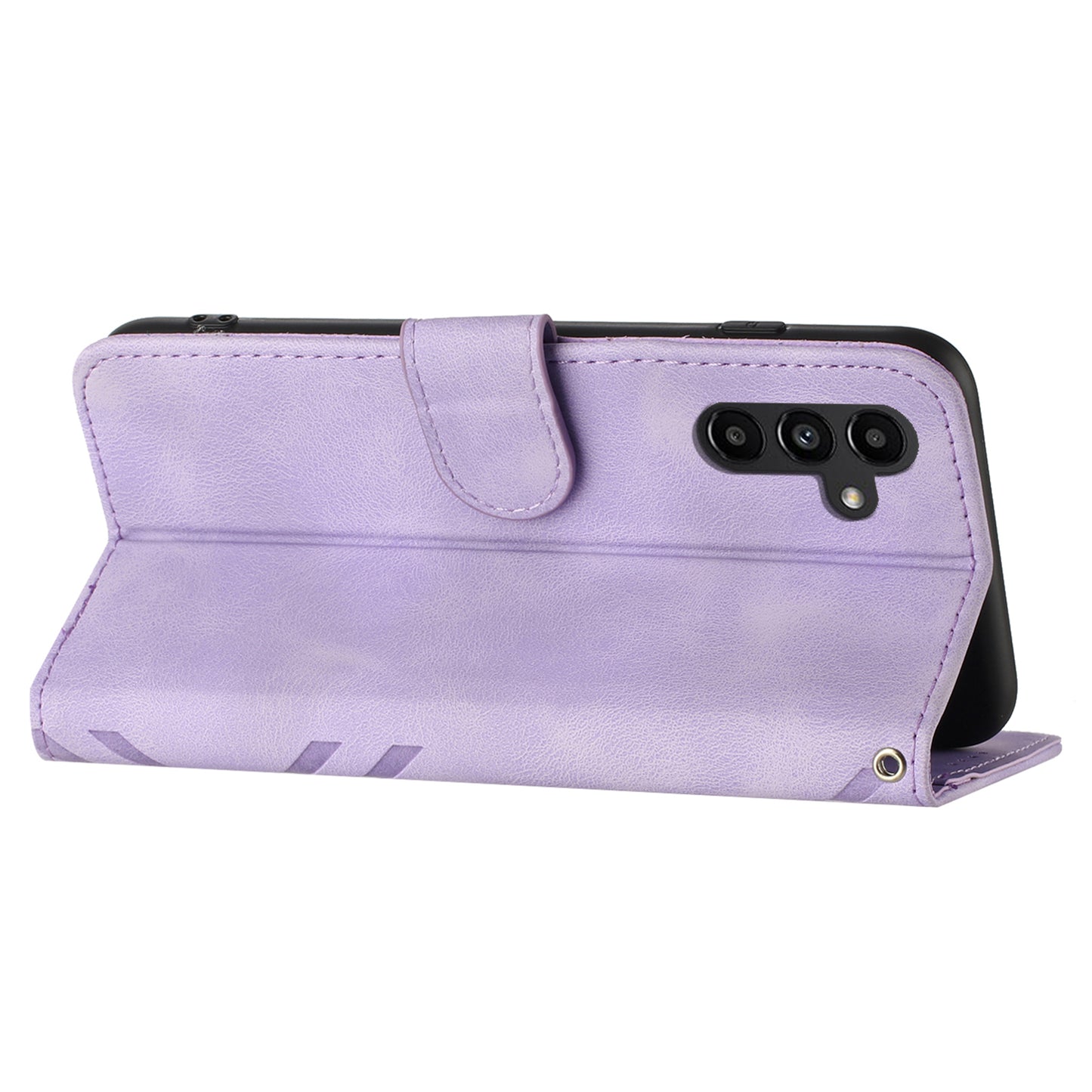 YX0040 For Samsung Galaxy A34 5G Skin-friendly Leather Phone Stand Case Wallet Imprinted Pattern Cover