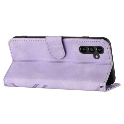 YX0040 For Samsung Galaxy A34 5G Skin-friendly Leather Phone Stand Case Wallet Imprinted Pattern Cover