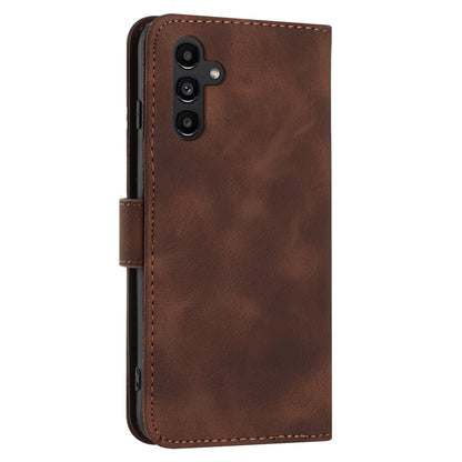 YX0040 For Samsung Galaxy A34 5G Skin-friendly Leather Phone Stand Case Wallet Imprinted Pattern Cover