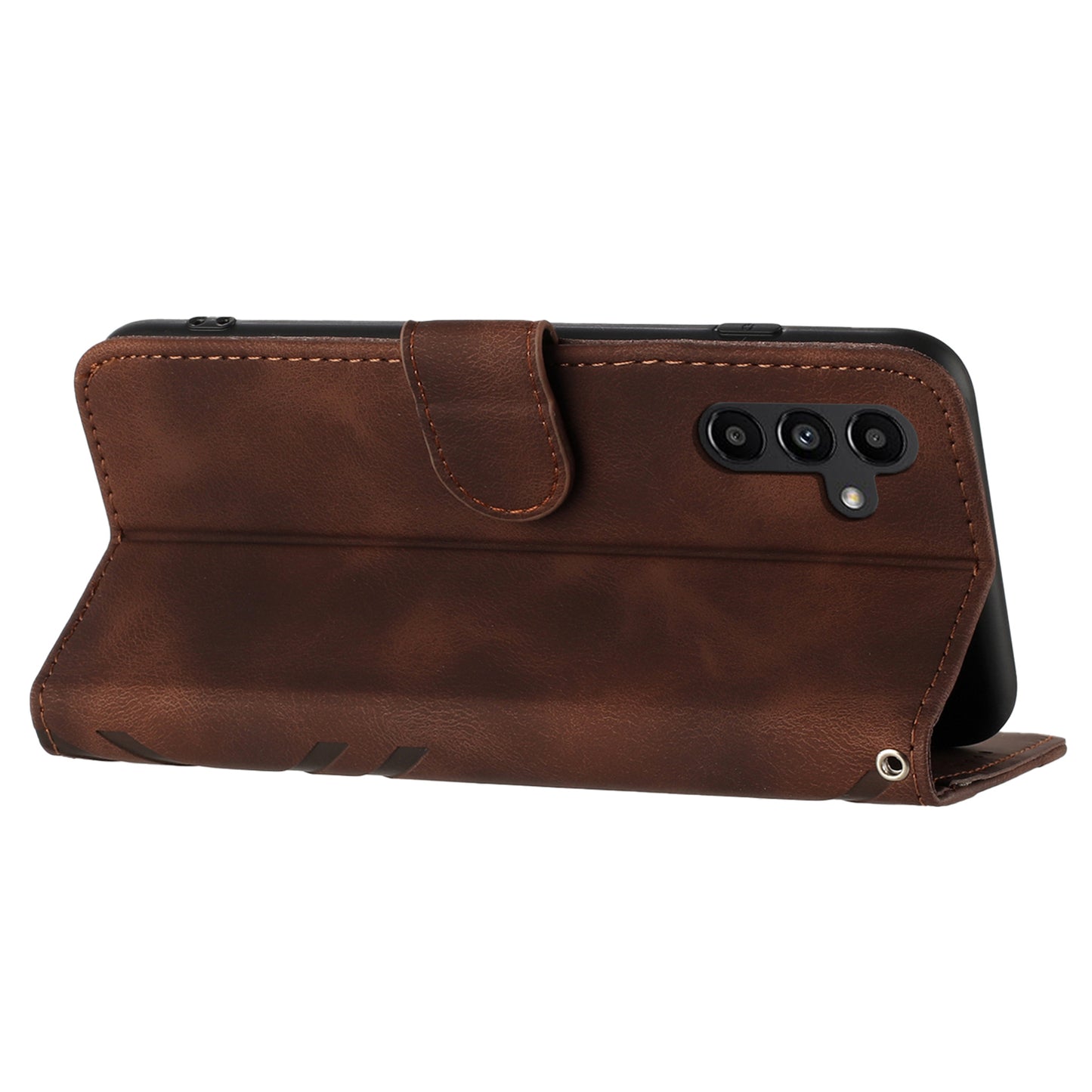 YX0040 For Samsung Galaxy A34 5G Skin-friendly Leather Phone Stand Case Wallet Imprinted Pattern Cover