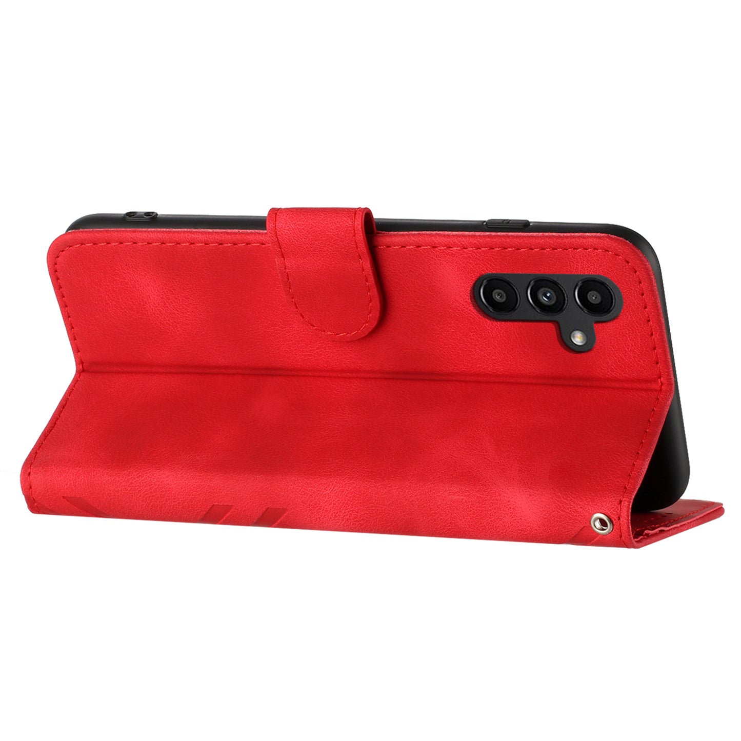 YX0040 For Samsung Galaxy A34 5G Skin-friendly Leather Phone Stand Case Wallet Imprinted Pattern Cover