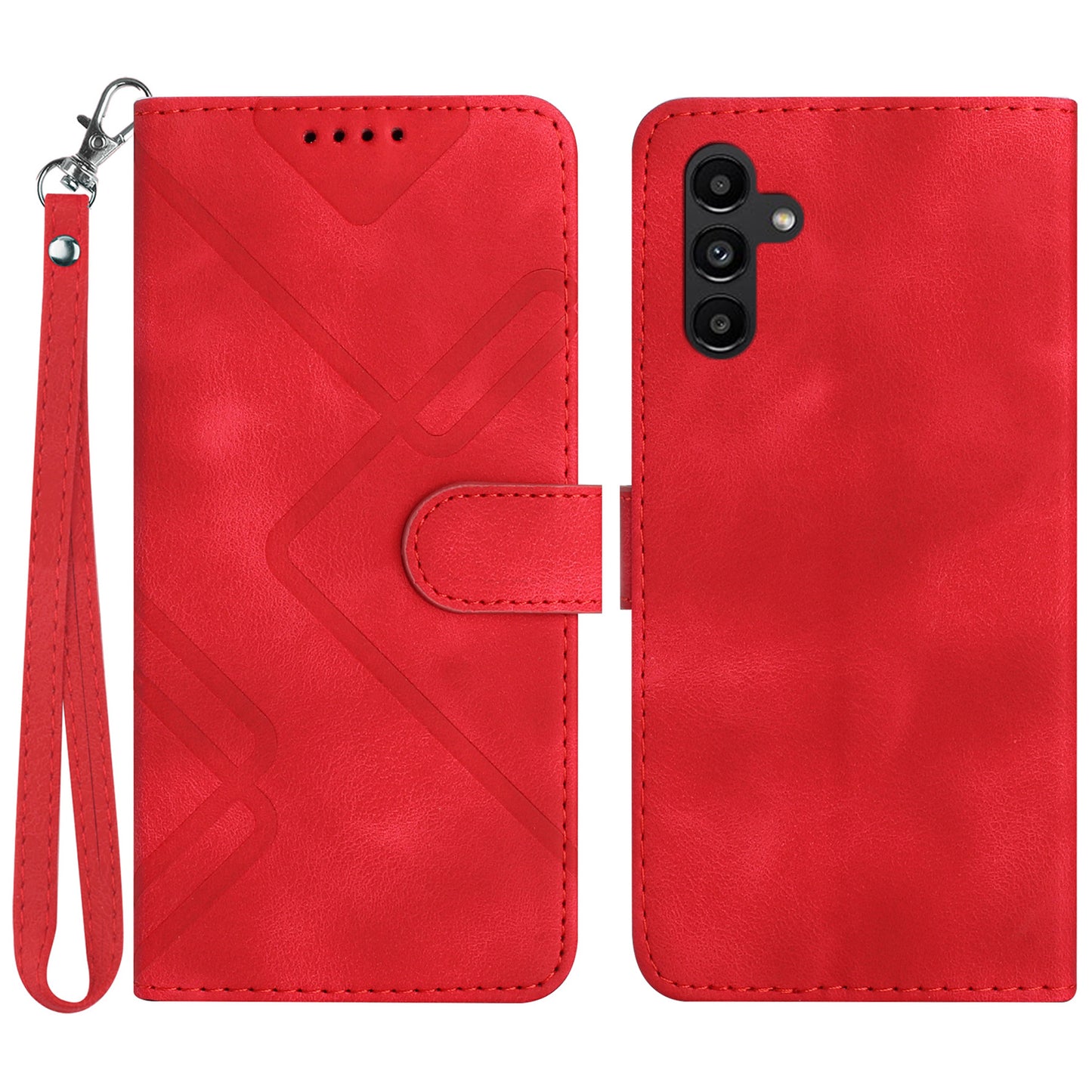 YX0040 For Samsung Galaxy A54 5G Cell Phone Case Imprinted Pattern PU Leather Stand Cover Wallet