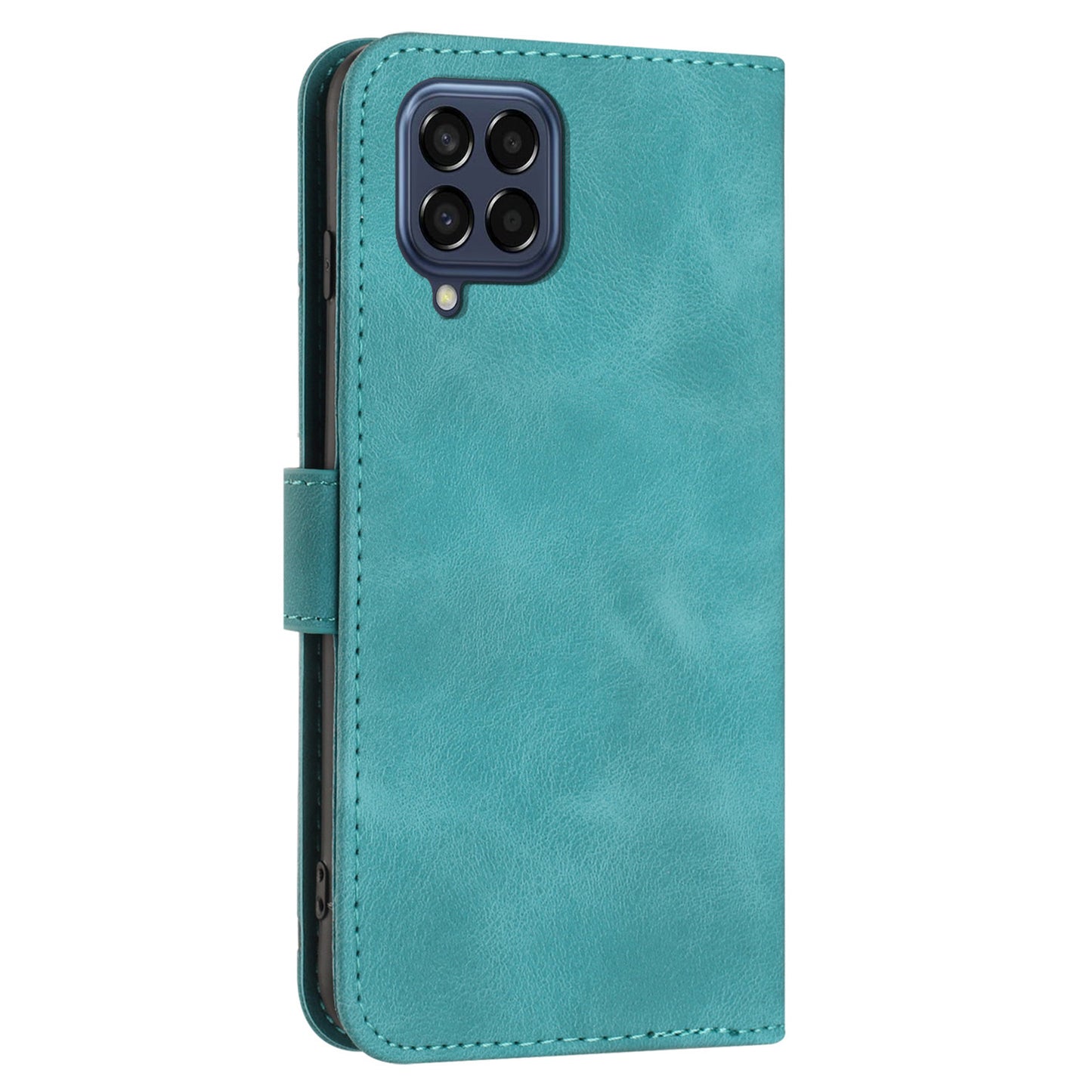 YX0040 For Samsung Galaxy M33 5G (Global Version) Wallet Phone Case Imprinted Pattern PU Leather Phone Stand Cover